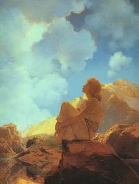 Morning Spring -- by Maxfield Parrish