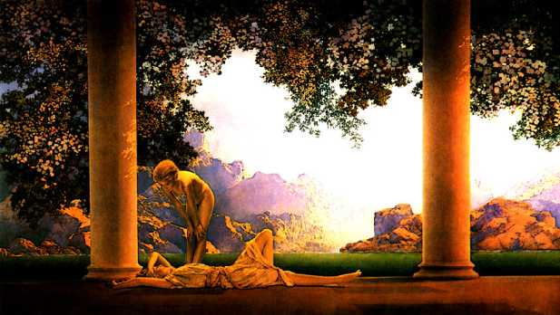 Daybreak by Maxfield Parrish