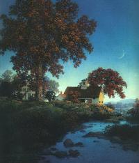 New Moon -- by Maxfield Parrish
