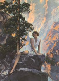 Solitude -- by Maxfield Parrish